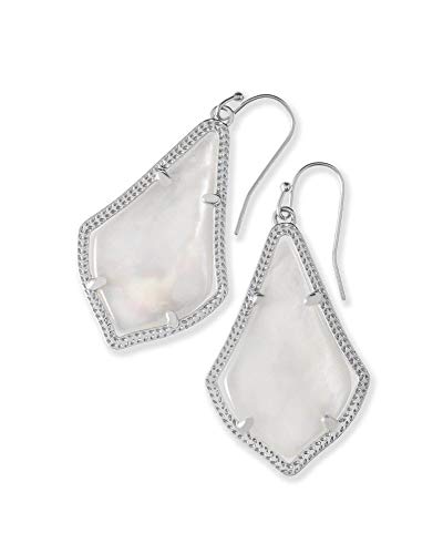 Kendra Scott Alex Drop Earrings for Women 14k Gold-Plated, Black Opaque Glass